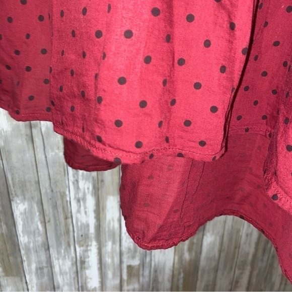 Loft The Softened Red Polka Dot Popover - Picture 4 of 5